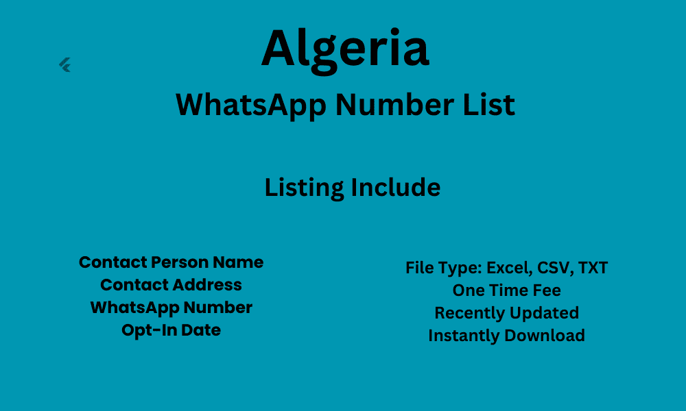 Algeria WhatsApp Number List