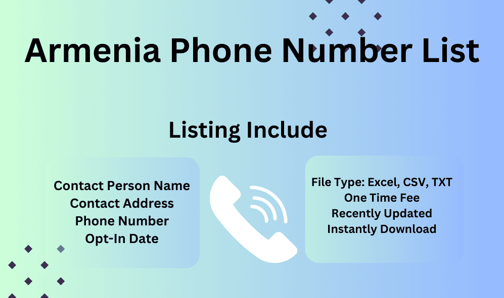 Armenia Phone Number List