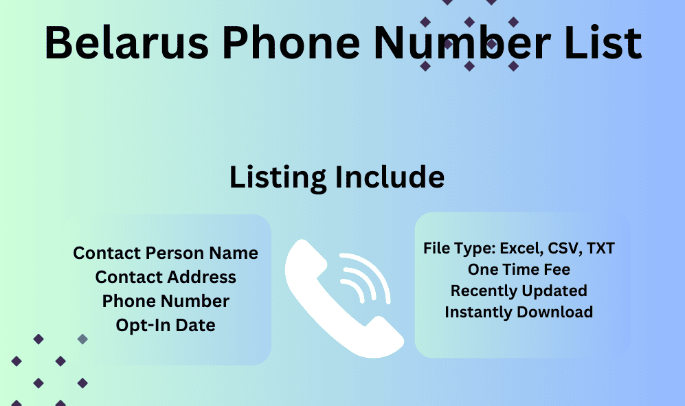 Belarus Phone Number List