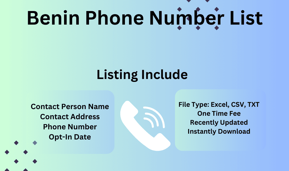 Benin Phone Number List