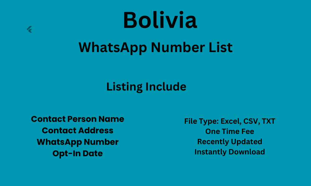 Bolivia WhatsApp Number List