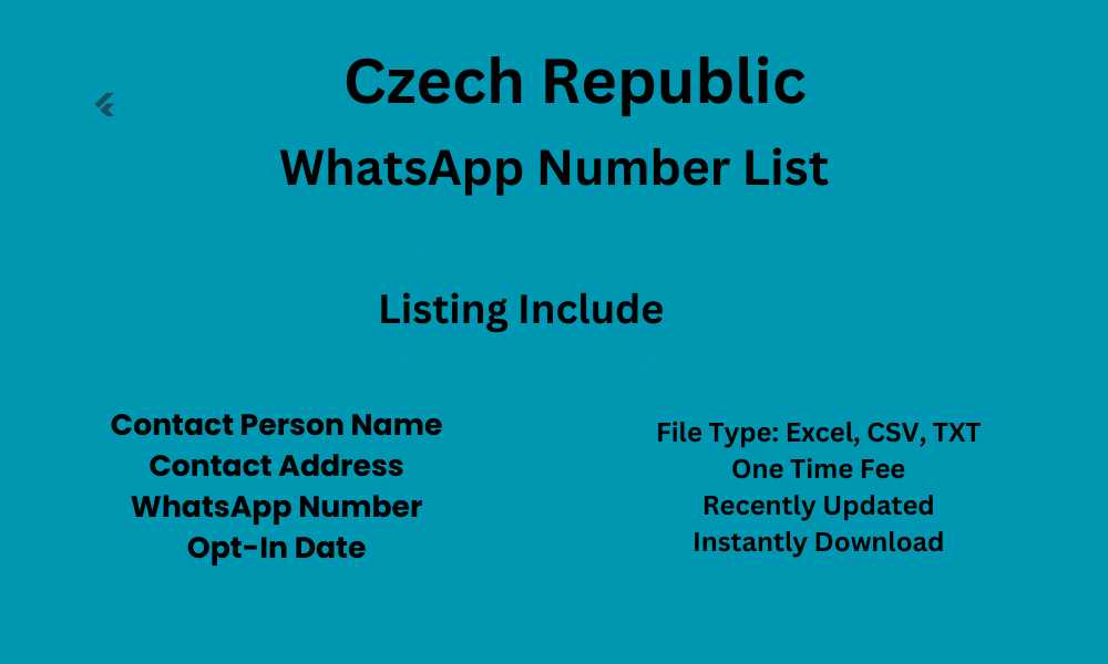 Czech Republic WhatsApp Number List