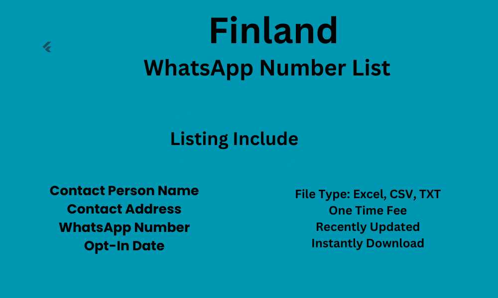 Finland WhatsApp Number List