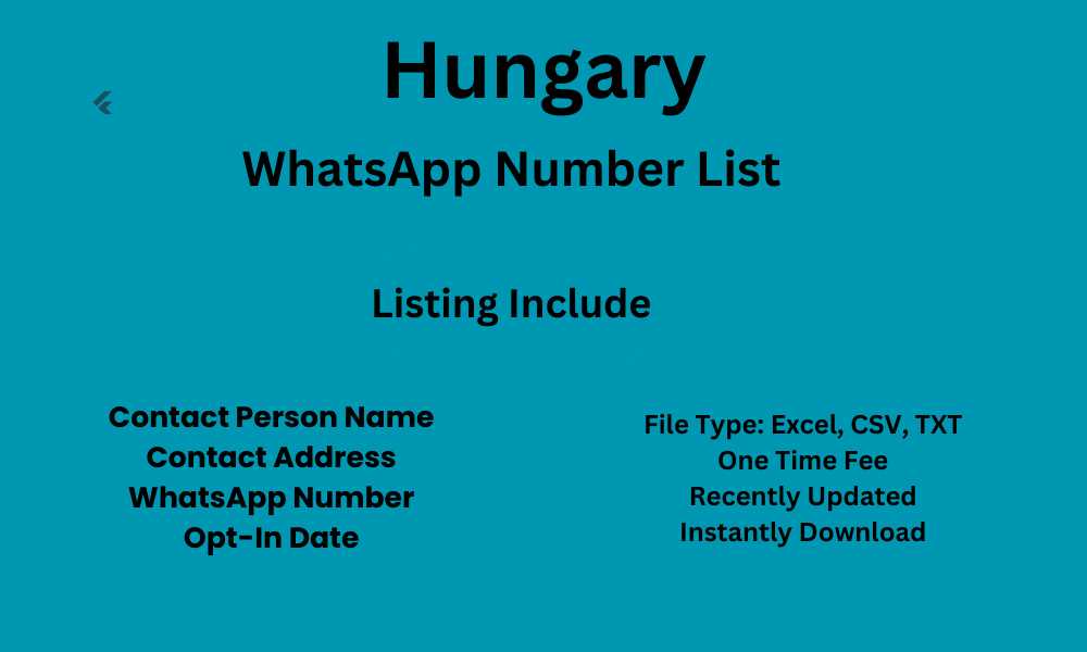 Hungary WhatsApp Number List