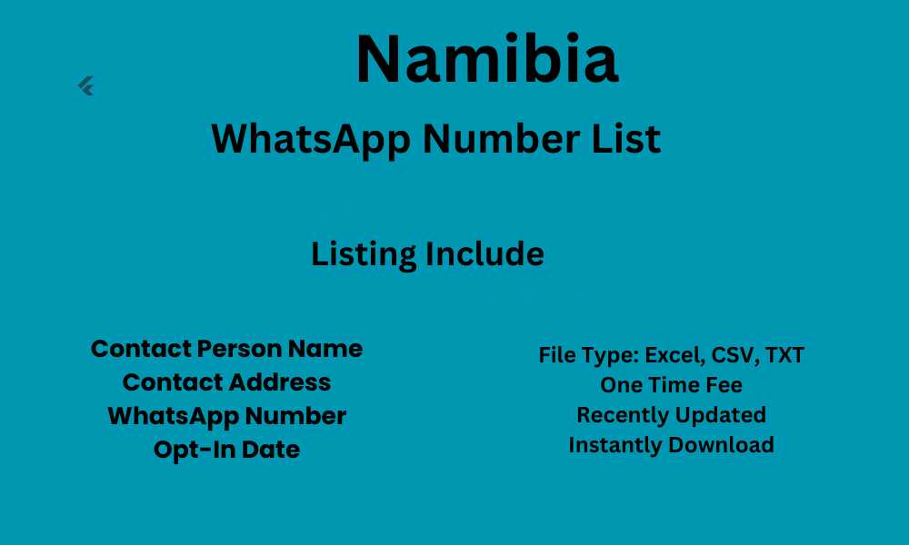 Namibia WhatsApp Number List