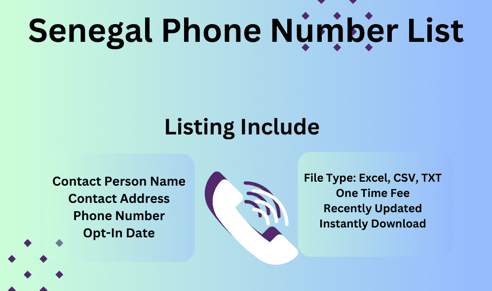 Senegal Phone Number List