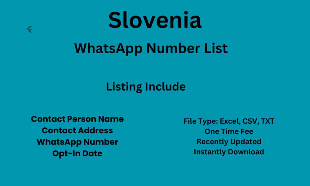 Slovenia WhatsApp Number List