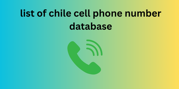 list of chile cell phone number database