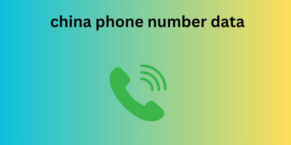 china phone number data