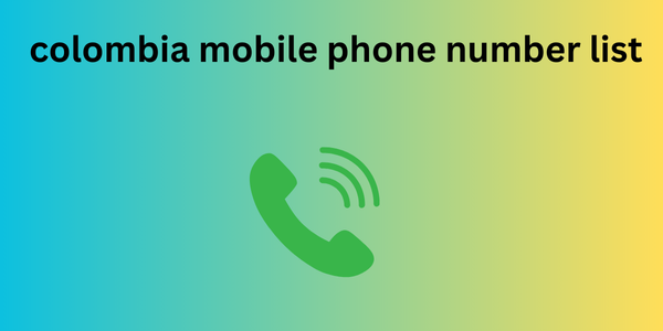 colombia mobile phone number list