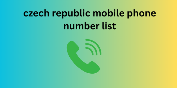 czech republic mobile phone number list