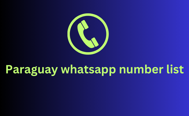 Paraguay whatsapp number list