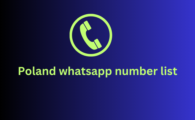 Poland whatsapp number list