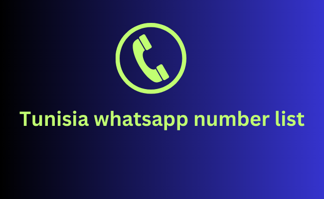 Tunisia whatsapp number list